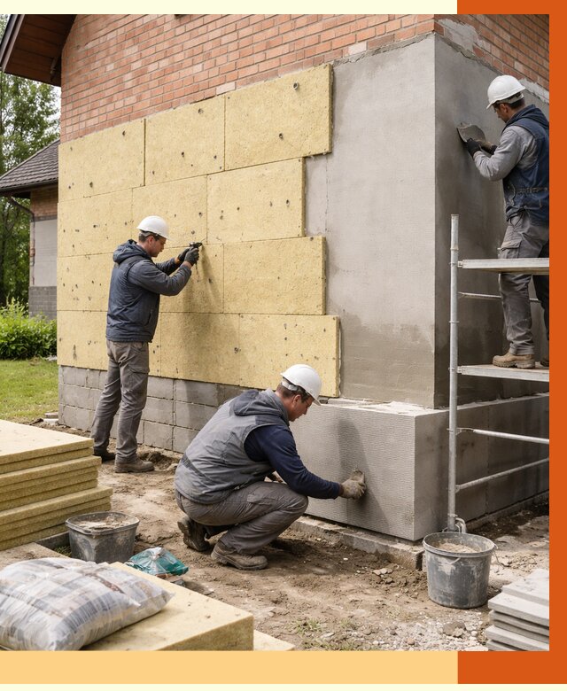 Утепление частного дома в Горно-Алтайске под ключ от 7776 руб/м2 — недорого | ТепломастерГрн