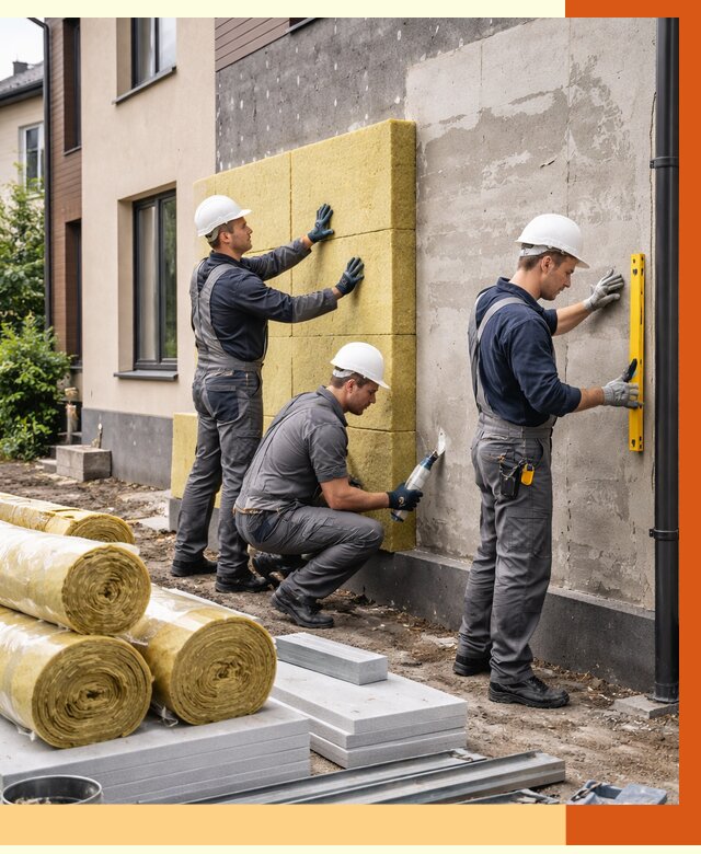 Утепление таунхауса в Горно-Алтайске от 7465 руб/м2 — комплекс под ключ | ТепломастерГрн