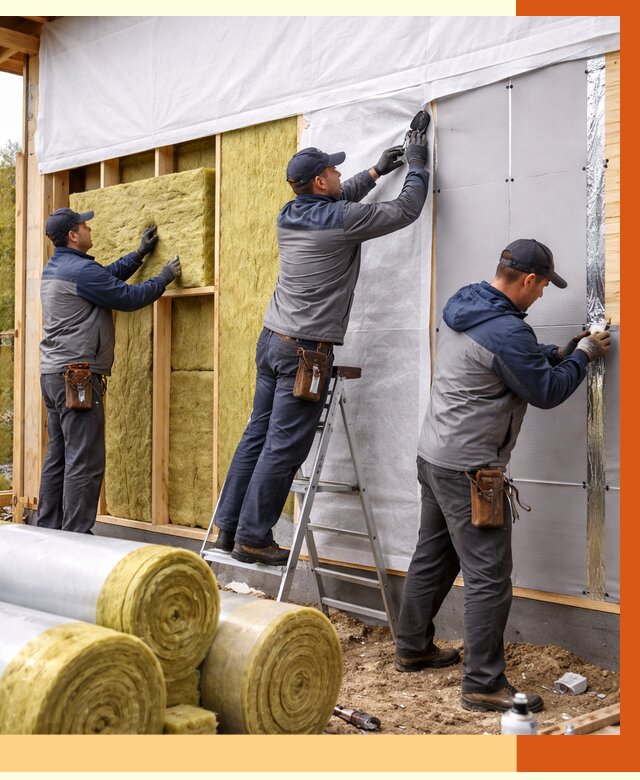 Утепление каркасного дома в Горно-Алтайске от 4355 руб./м2 — профессионально | ТепломастерГрн