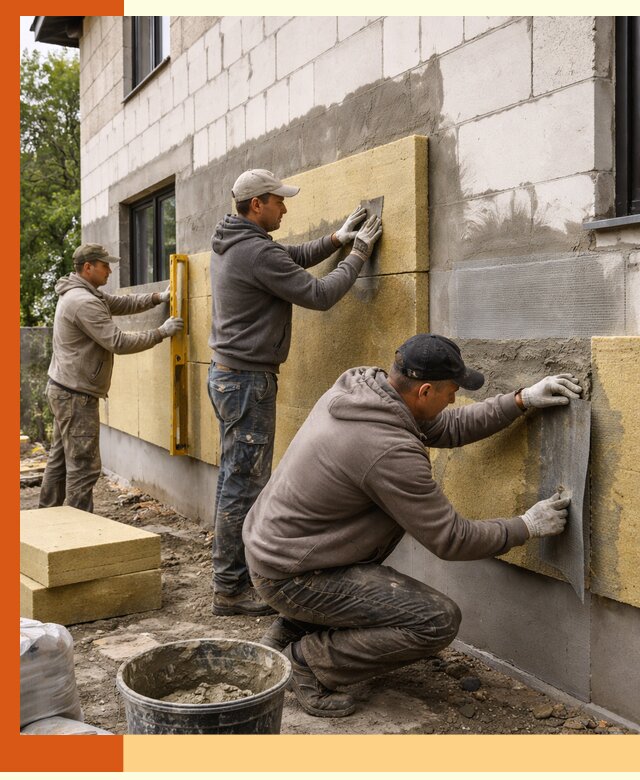 Утепление дома из газобетона в Горно-Алтайске качественно и долговечно