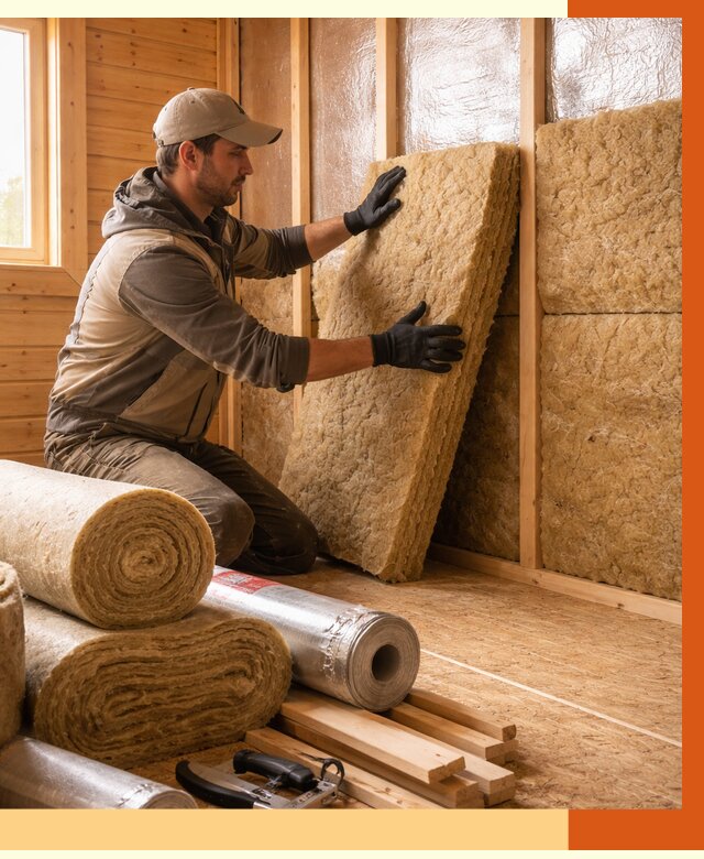 Утепление бани в Горно-Алтайске под ключ от 4666 руб./м2 — утеплить потолок, пол и стены | ТепломастерГрн