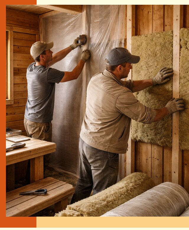 Утепление бани изнутри в Горно-Алтайске качественно и недорого