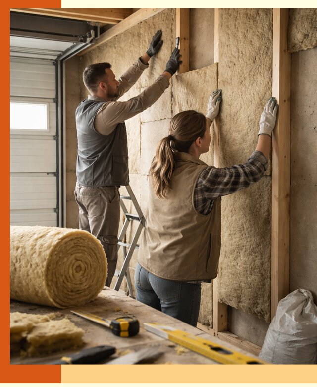 Утепление гаража изнутри в Горно-Алтайске: быстро и надежно