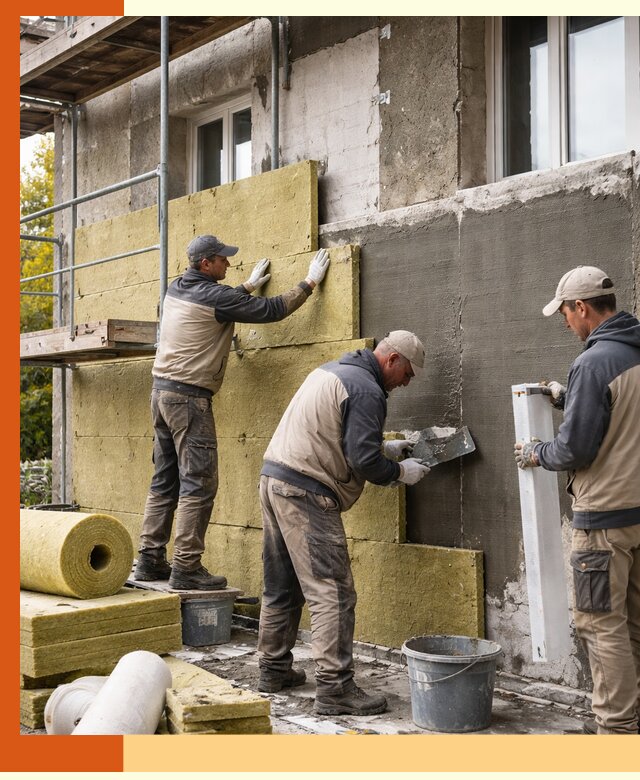 Утепление фасада зданий и домов в Горно-Алтайске