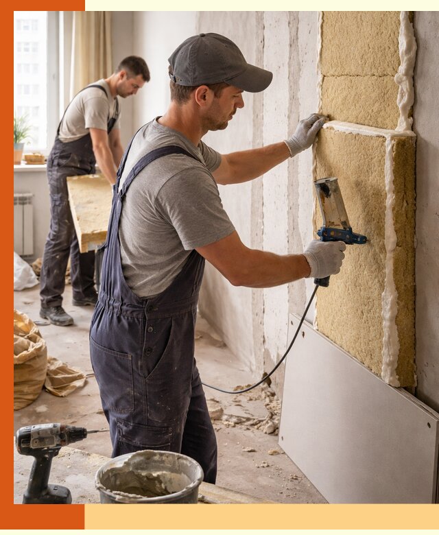 Утепление стен изнутри в Горно-Алтайске — качественно и эффективно