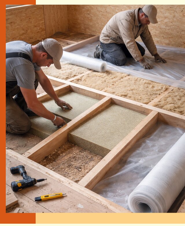 Профессиональное утепление деревянного пола в Горно-Алтайске