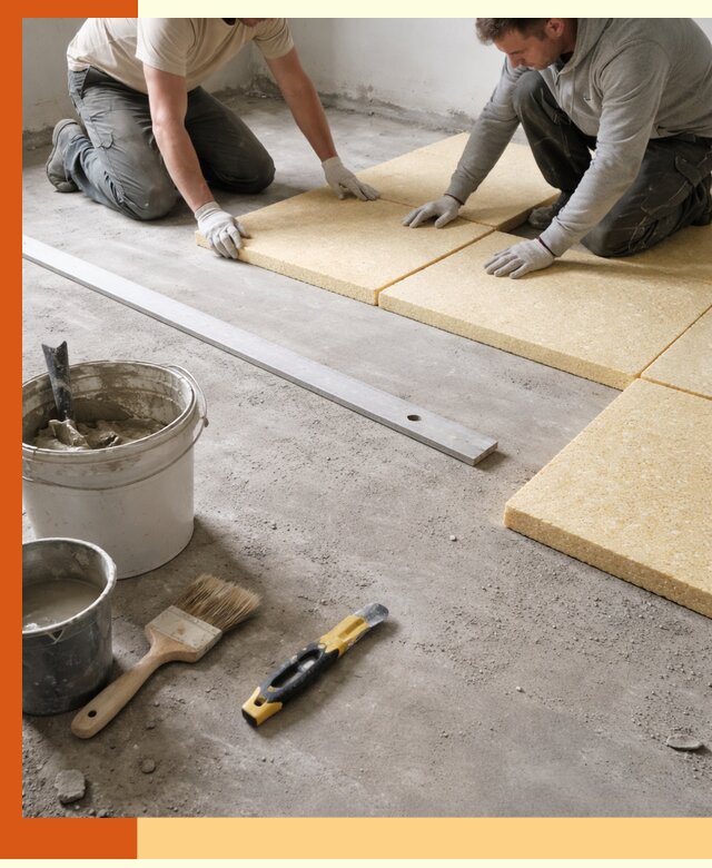 Утепление бетонного пола в Горно-Алтайске профессионально и недорого