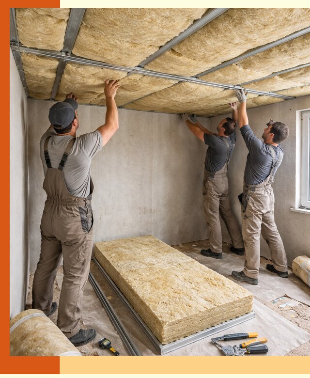 Утепление потолка в Горно-Алтайске — тепло и без сквозняков