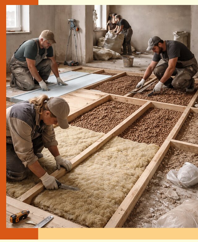 Утепление перекрытий жилых и промышленных зданий в Горно-Алтайске