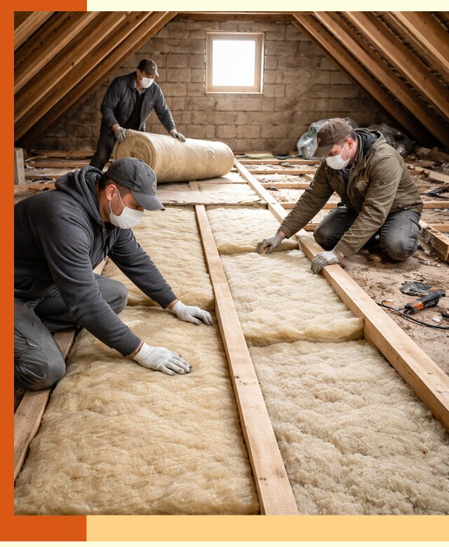 Утепление чердака в Горно-Алтайске — профессиональная теплоизоляция кровли