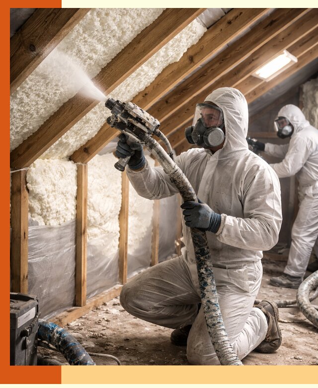 Утепление чердака пенополиуретаном (ППУ) в Горно-Алтайске