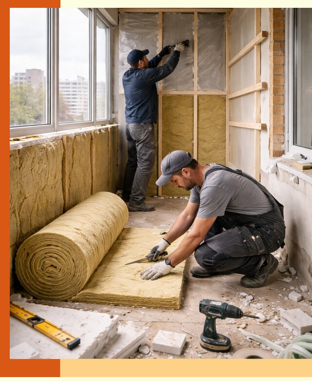 Утепление балкона под ключ в Горно-Алтайске качественно и быстро