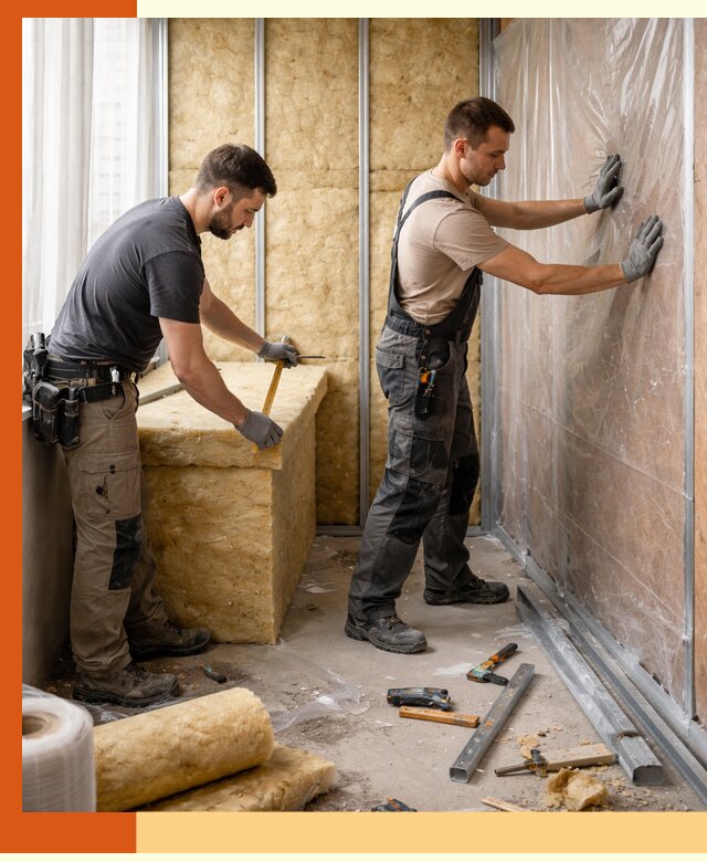 Профессиональное утепление лоджии в Горно-Алтайске эффективно и надежно