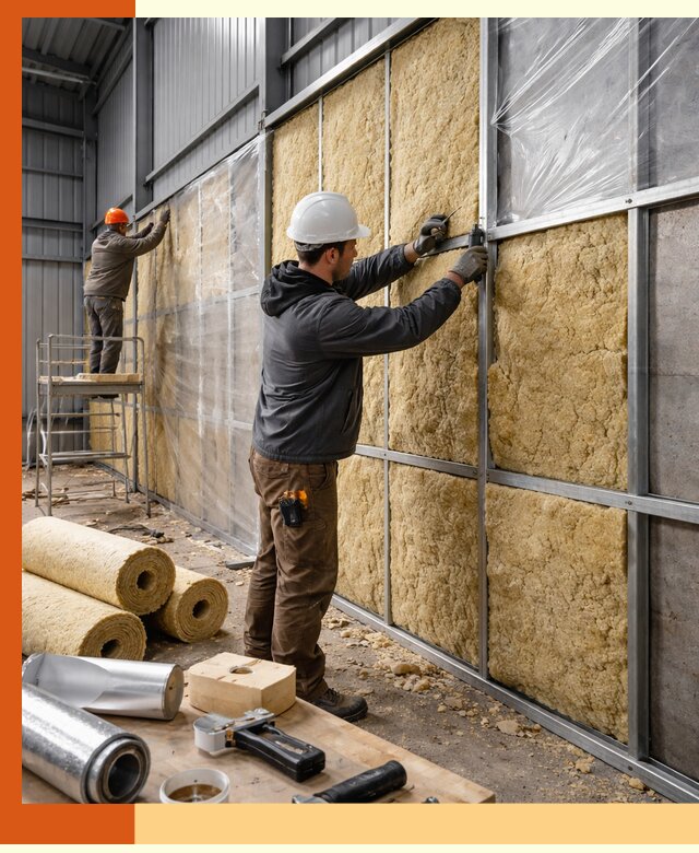 Утепление ангара в Горно-Алтайске — профессиональная теплоизоляция помещений