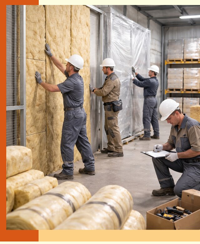 Утепление склада готовой продукции в Горно-Алтайске качественно и быстро