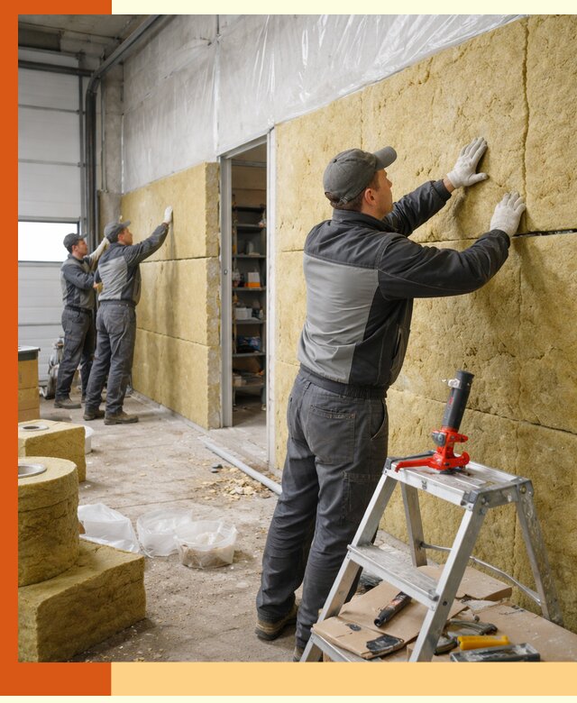 Утепление автосервиса и мастерских в Горно-Алтайске качественно и надёжно