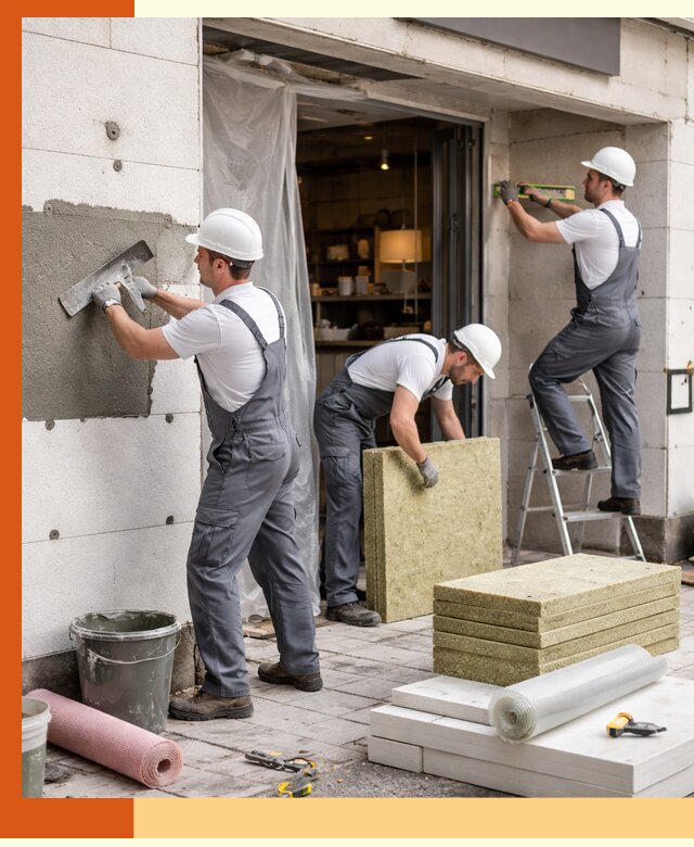 Утепление кафе в Горно-Алтайске: профессиональная теплоизоляция и монтаж