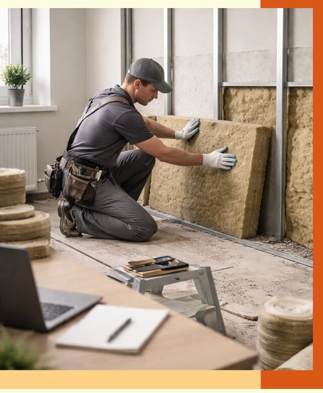 Утепление офиса в Горно-Алтайске от 4666 руб/м2 — комплексное утепление офиса под ключ | ТепломастерГрн