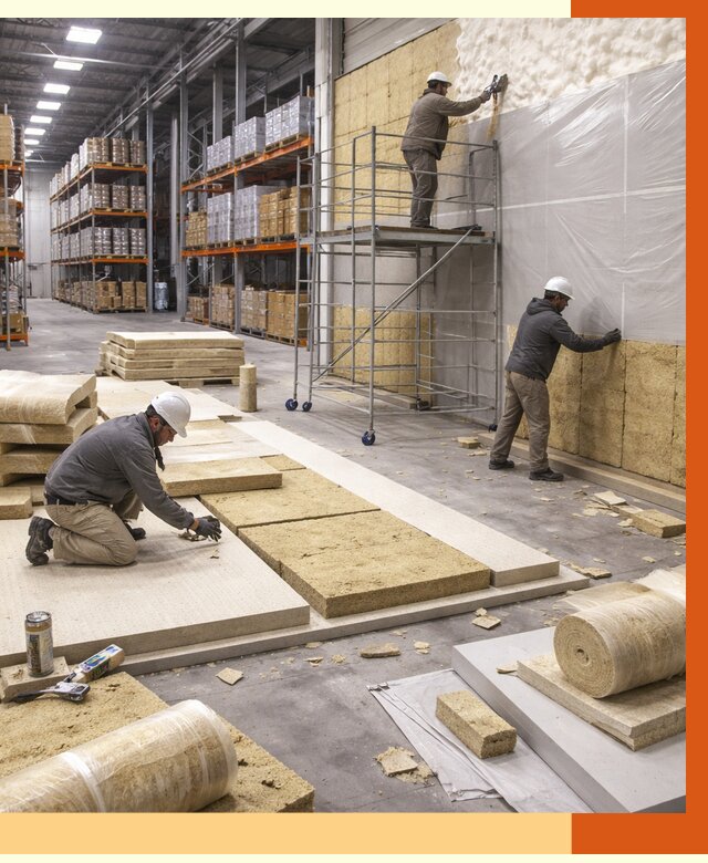 Утепление складского терминала в Горно-Алтайске от 7776 руб./м² под ключ | ТепломастерГрн