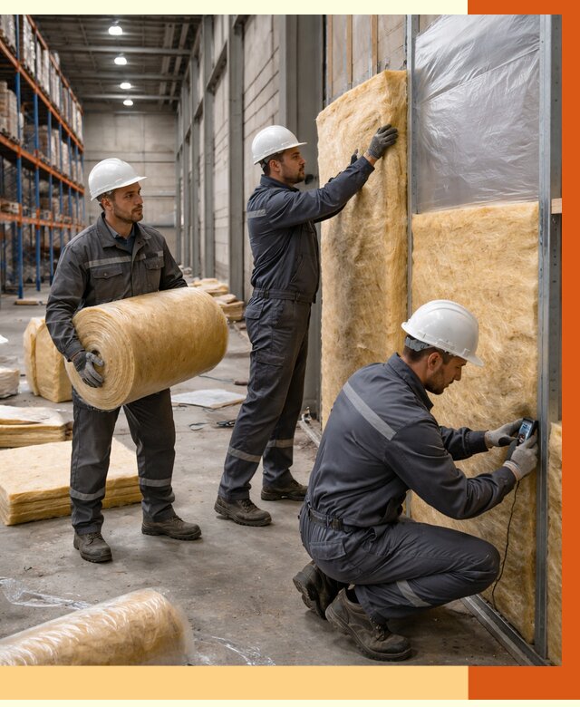 Утепление логистического центра в Горно-Алтайске от 4666 руб/м² под ключ | ТепломастерГрн