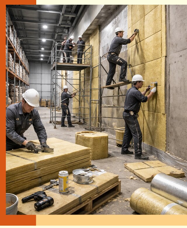 Утепление логистического центра в Горно-Алтайске качественно и экономично