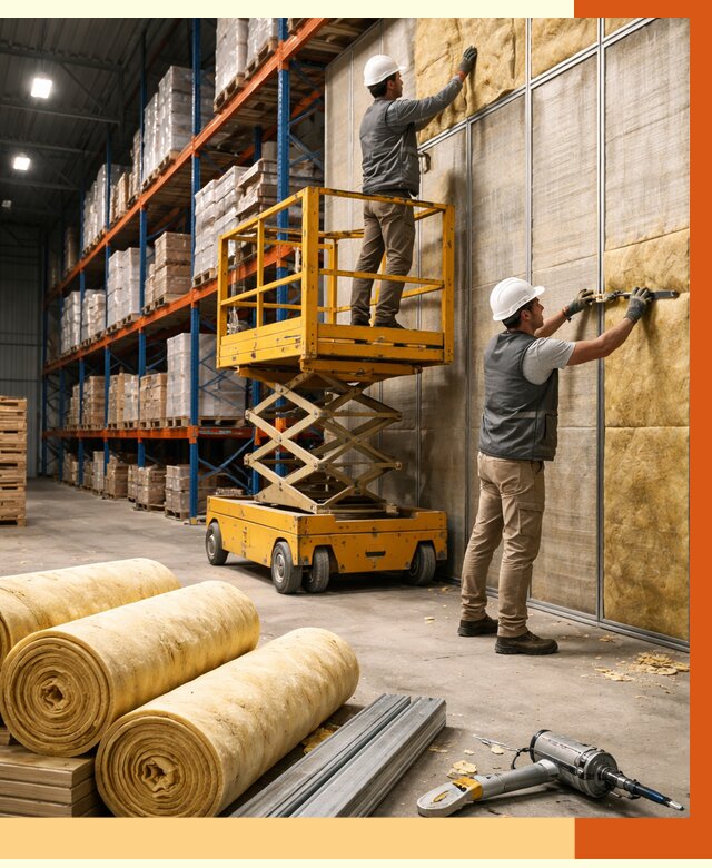 Утепление торгового склада в Горно-Алтайске от 3318 руб/м2 — комплексно и под ключ | ТепломастерГрн