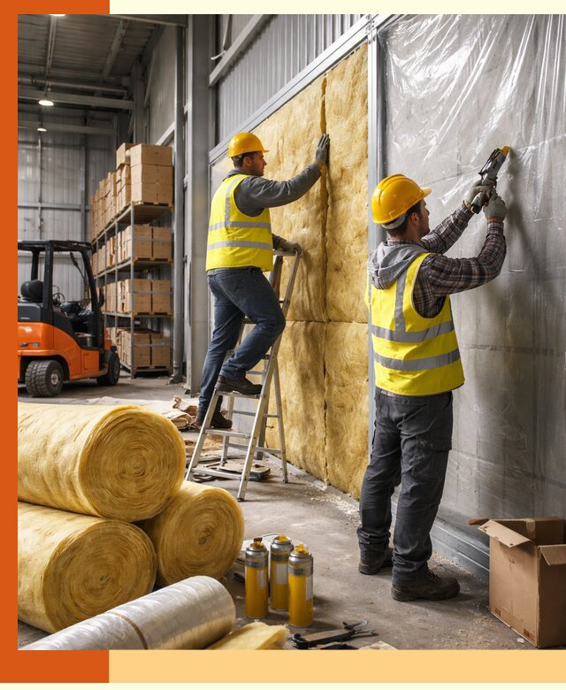 Утепление склада с техникой в Горно-Алтайске под ключ