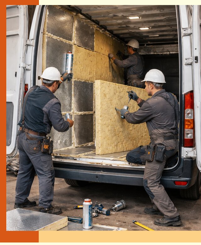 Утепление фургона-рефрижератора в Горно-Алтайске для сохранения температуры