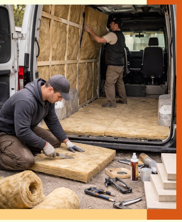 Утепление кемпера в Горно-Алтайске под ключ от 12442 руб. — профессионально | ТепломастерГрн