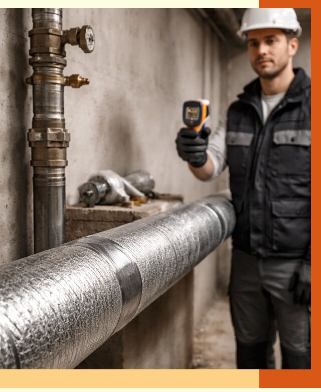 Утепление труб водоснабжения в Горно-Алтайске от 8813 руб. за м² — услуги ТепломастерГрн