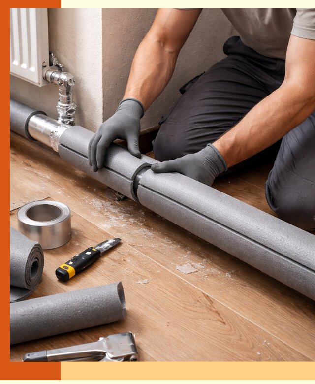 Утепление труб отопления в Горно-Алтайске: теплоизоляция и защита сети