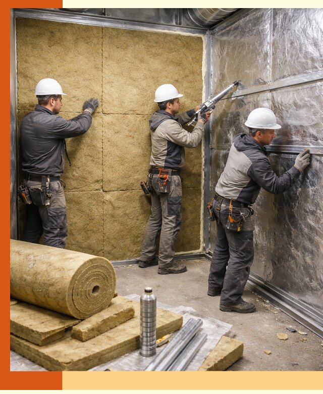 Утепление венткамеры в Горно-Алтайске — качественная теплоизоляция и шумопоглощение