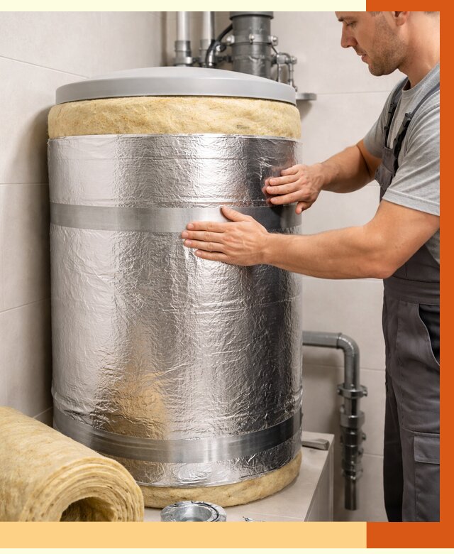 Утепление бойлера в Горно-Алтайске от 4666 руб. под ключ | Утепление ППУ | ТепломастерГрн