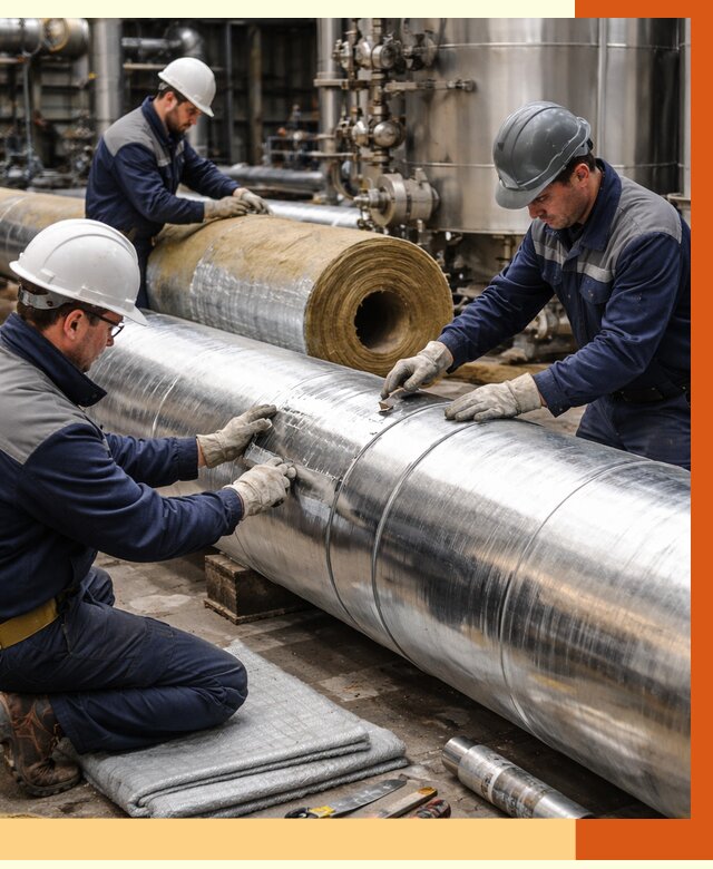 Утепление технологического оборудования в Горно-Алтайске от 4355 руб. за м2 | ТепломастерГрн