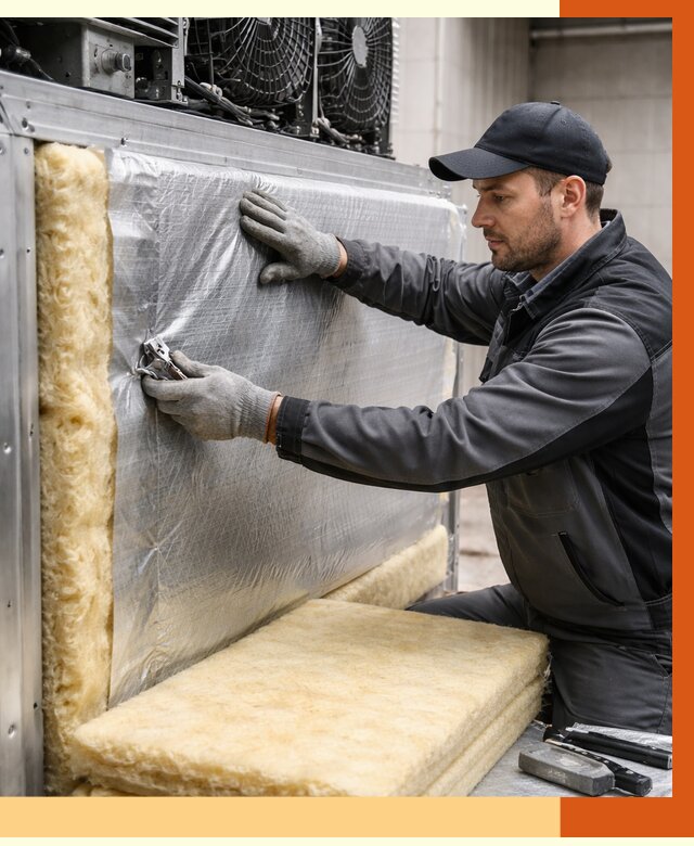 Утепление холодильного агрегата в Горно-Алтайске от 8813 руб. под ключ | ТепломастерГрн