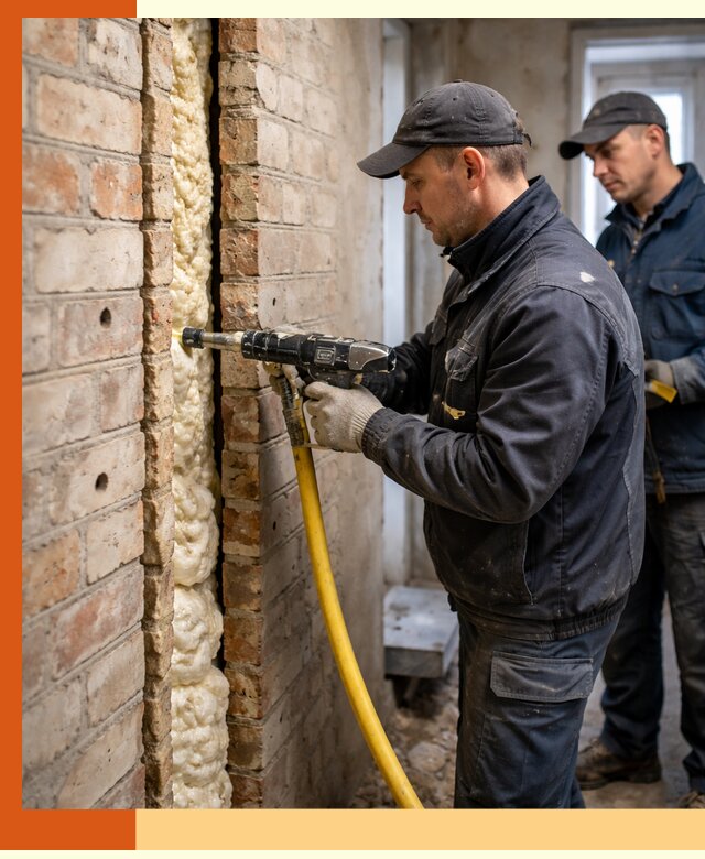 Межстеновое утепление пенополиуретаном в Горно-Алтайске