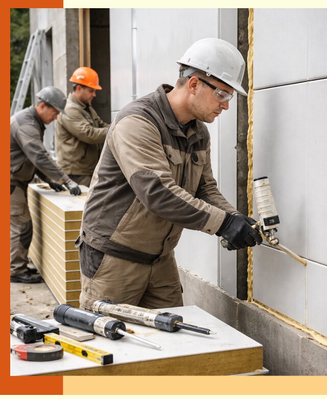 Утепление сэндвич-панелей пенополиуретаном в Горно-Алтайске