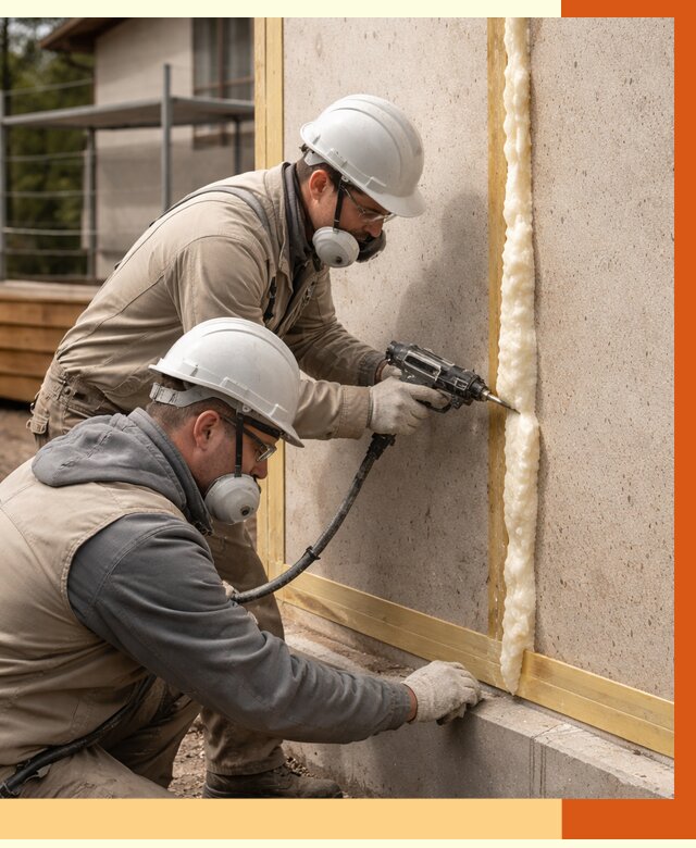 Утепление сип панелей ППУ в Горно-Алтайске от 4977 руб. под ключ | ТепломастерГрн