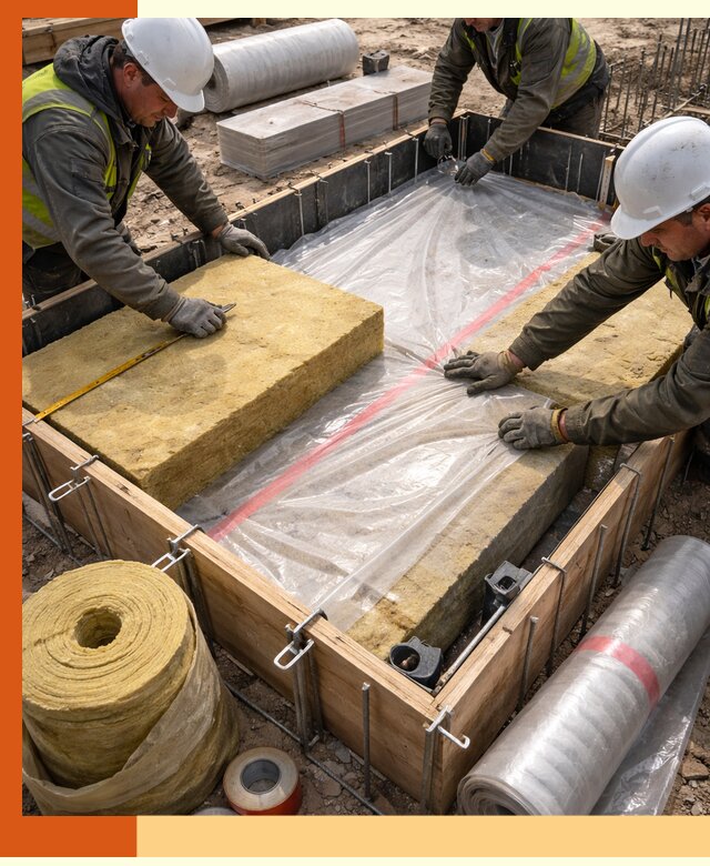 Теплоизоляция опалубки для строительства в Горно-Алтайске