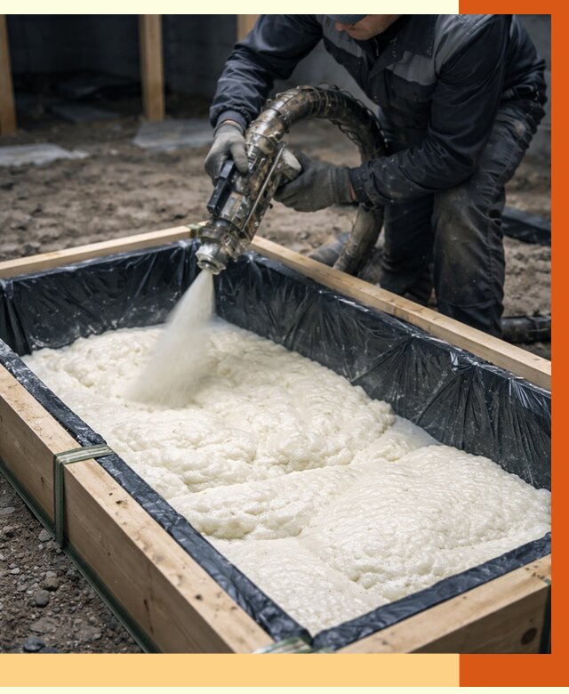 Заливка ППУ в формы в Горно-Алтайске от 2592 руб. — утепление форм под ключ | ТепломастерГрн