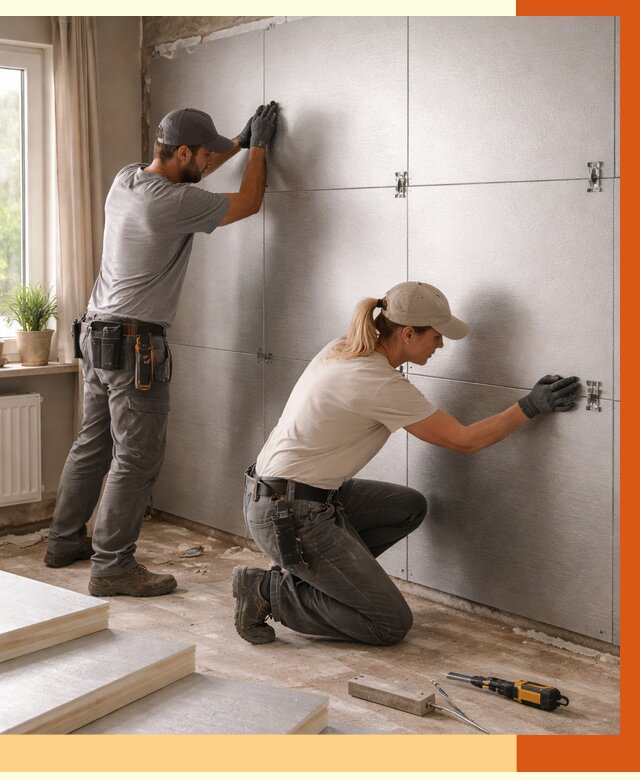 Утепление PIR панелями в Горно-Алтайске от 4355 руб. под ключ | ТепломастерГрн