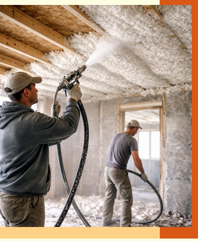 Утепление пеноизолом в Горно-Алтайске от 1659 руб./м2 под ключ | ТепломастерГрн