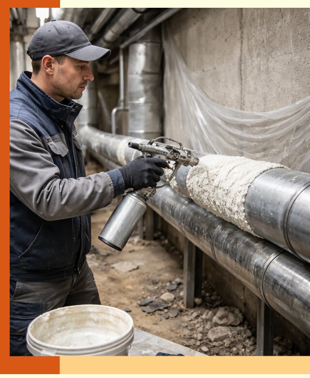 Утепление труб жидкой теплоизоляцией в Горно-Алтайске