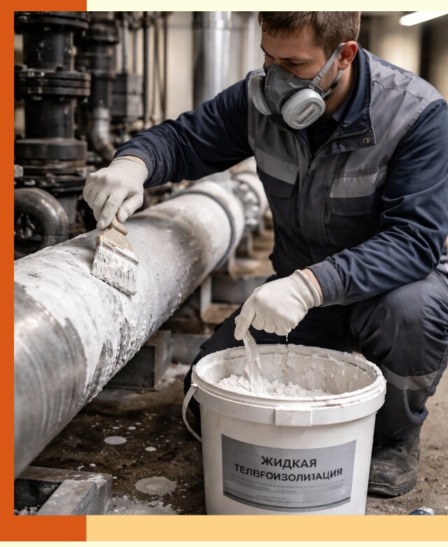 Утепление оборудования жидкой теплоизоляцией в Горно-Алтайске