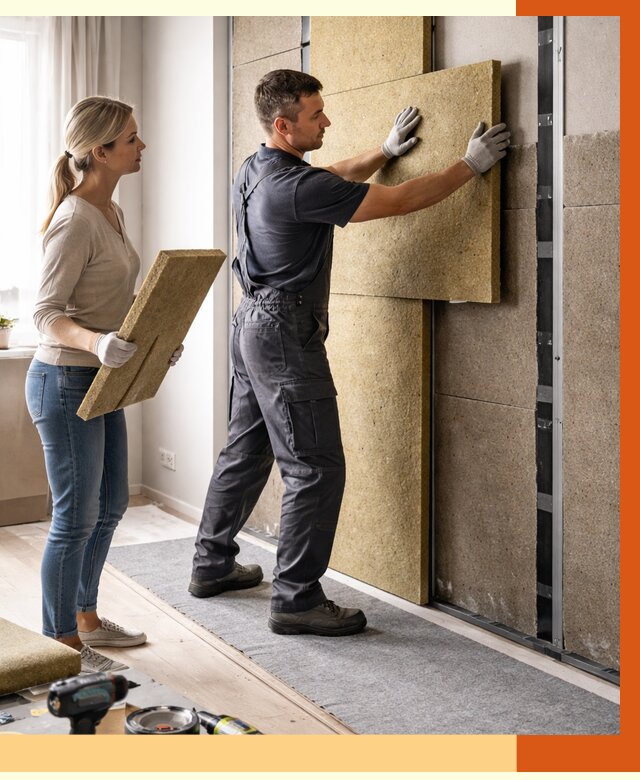 Профессиональная шумоизоляция квартиры в Горно-Алтайске от 7776 руб. за м2 | ТепломастерГрн