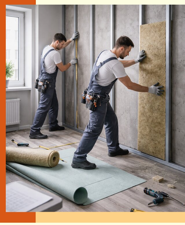 Шумоизоляция квартиры под ключ в Горно-Алтайске — профессионально и гарантированно