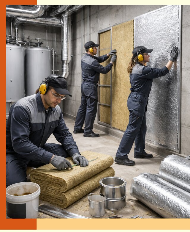 Шумоизоляция котельной в Горно-Алтайске: профессиональный монтаж и материалы