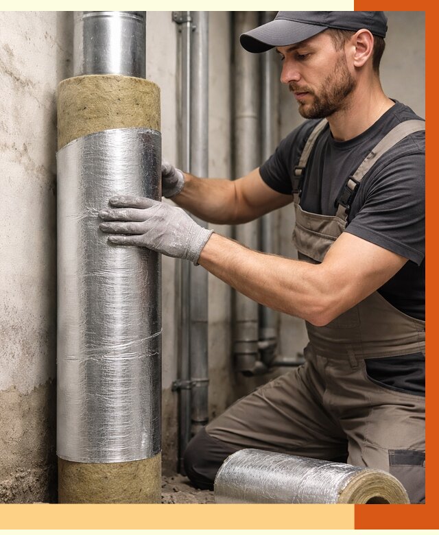 Шумоизоляция труб в Горно-Алтайске от 1244 руб. — шумоподавление и звукоизоляция труб | ТепломастерГрн