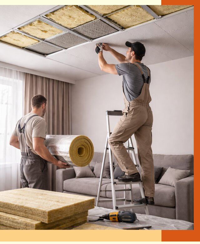 Шумоизоляция потолка в Горно-Алтайске от 2333 руб. под ключ | Профессионально — ТепломастерГрн