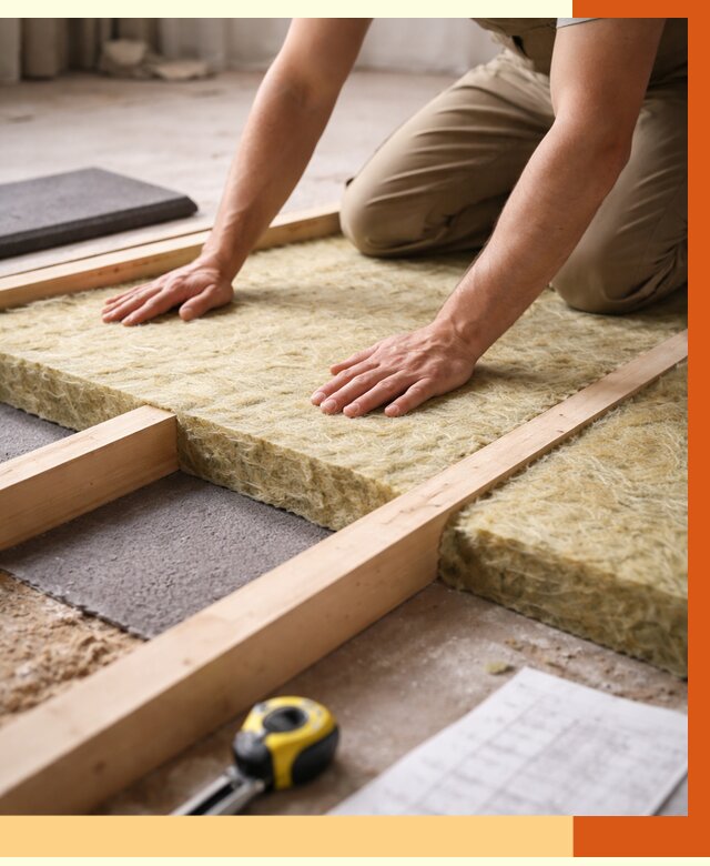 Шумоизоляция пола в Горно-Алтайске от 1296 руб./м² — профессиональная звукоизоляция | ТепломастерГрн